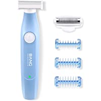 Los mejores  - Rasuradora Mujer Pubis- Depiladora Hombre Intima- IPX7 Impermeable Bikini Trimmer Cortapelo- para Axila- Piernas (USB…
